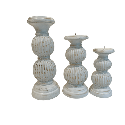 Orb Candlesticks - Set of 3