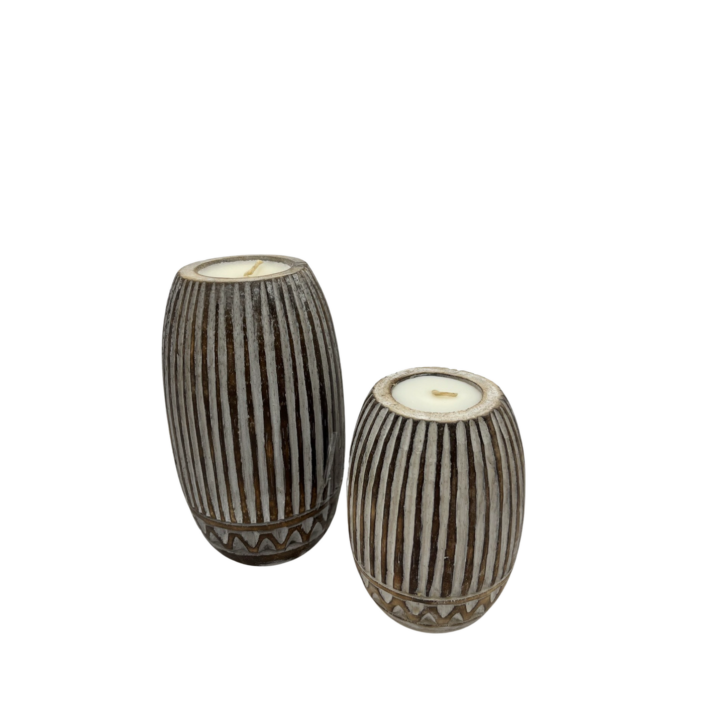 Winnie Carved Candles - Set of 2