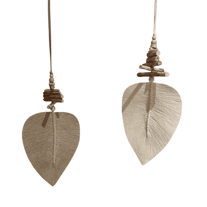 Leaf and Wood Dangle