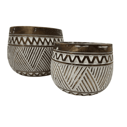 Wooden Handcrafted Pots